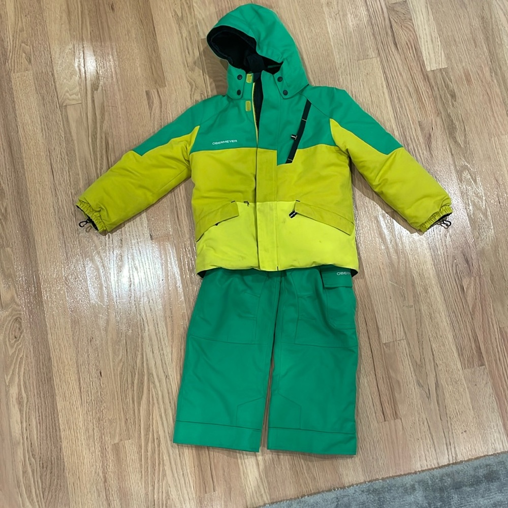 Obermeyer ski jacket and bib pants